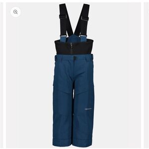 OBERMEYER Boys' Warp Snow Ski Bib Snowboard Winter Pant Suspenders Blue Sz 3